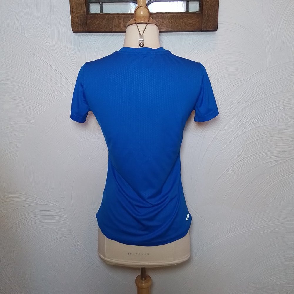 RBX Performance X-Dri Tee Blue V Neck Short Sleeve T Shirt size S - Picture 4 of 4